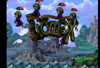 The Adventures of Lomax Title Screen
